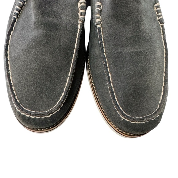Polo Ralph Lauren fulford gray suede loafers EUC main image 12